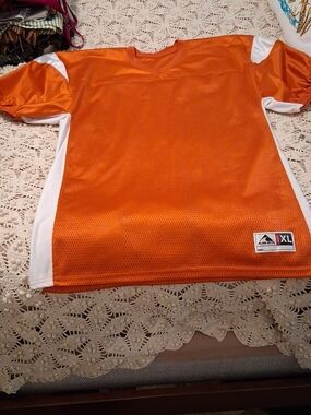 Augusta Sportswear Orange & White Football Jersey